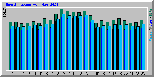 Hourly usage for May 2026